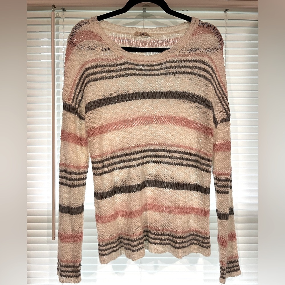 Oversized striped sweater worn twice.